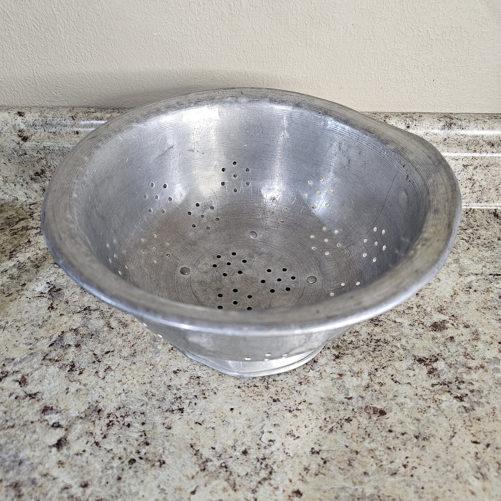 "Vintage" Stainless Steel Colander